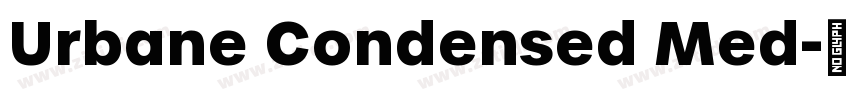 Urbane Condensed Med字体转换